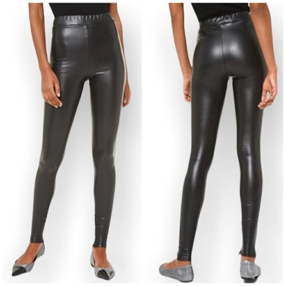 Michael Kors Faux Leather Legging size 00 - Picture 1 of 14